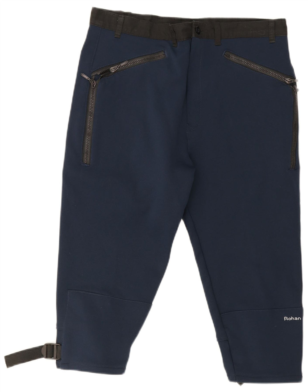 Pantaloncini bermuda cargo da uomo Rohan grandi W34 blu navy in poliammide