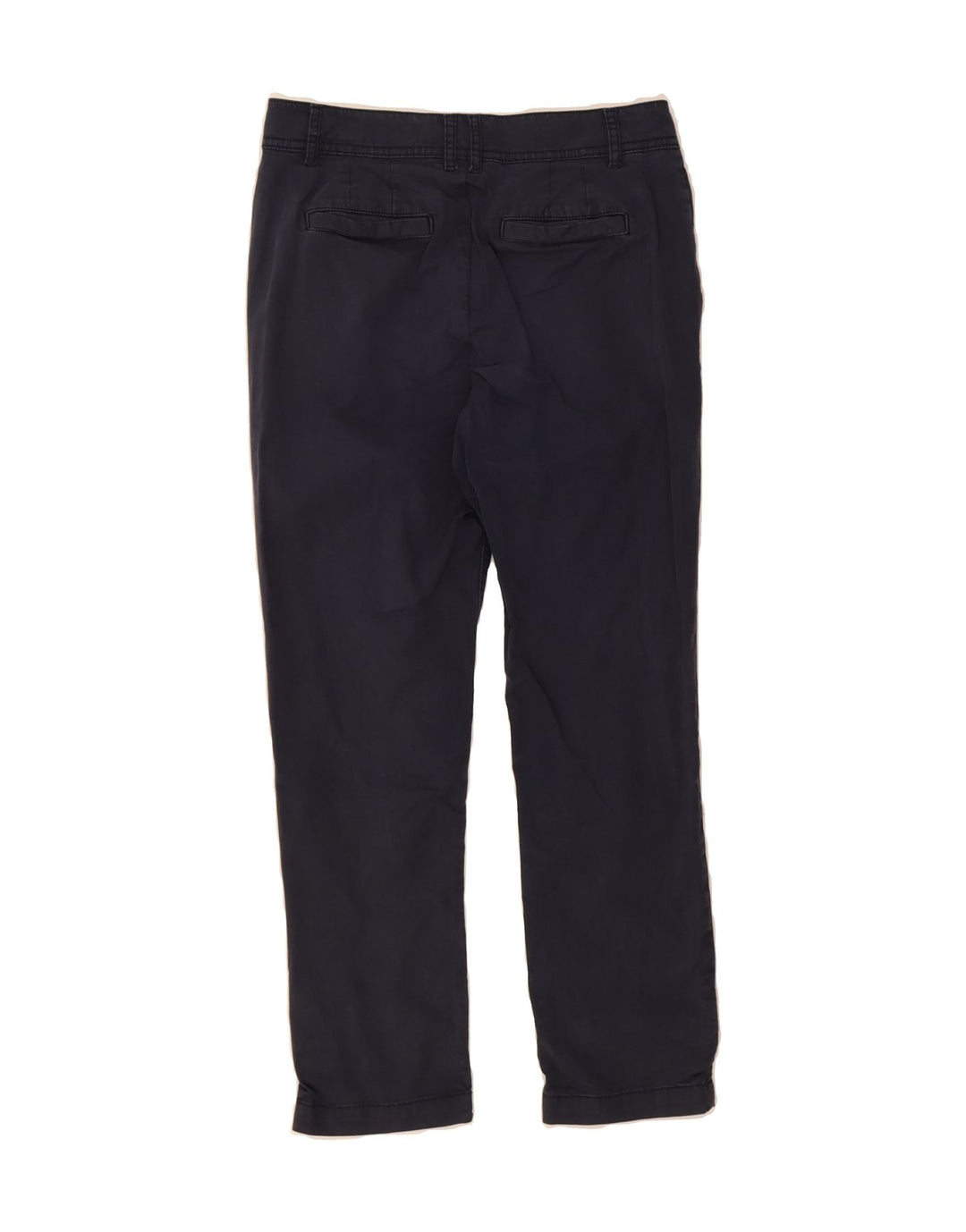 FAT FACE Womens Devon Slim Chino Trousers UK 8 Small W29 L25 Navy Blue Vintage Fat Face and Second-Hand Fat Face from Messina Hembry 
