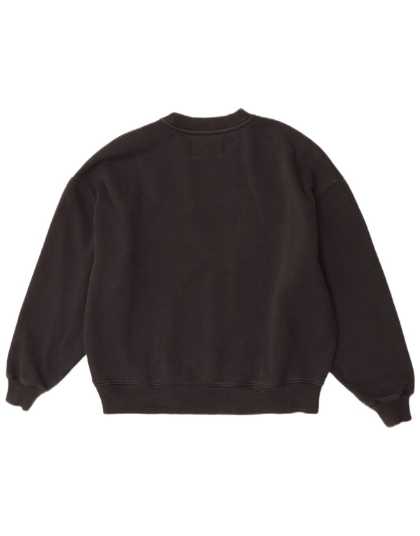 Felpa oversize da donna Calvin Klein Jeans Jumper UK 4 XS Nero