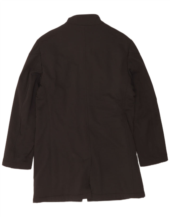 Soprabito vintage da uomo IT 50 grande in poliestere nero
