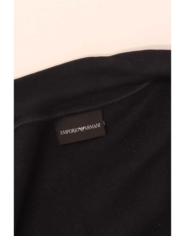 Giacca da ginnastica grafica da uomo Emporio Armani, colore nero medio