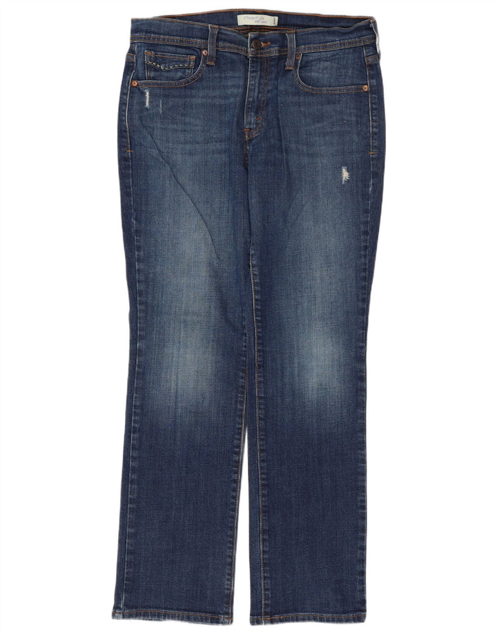 Levi's Donna 505 Jeans dritti US 10 Large W30 L29 Cotone blu