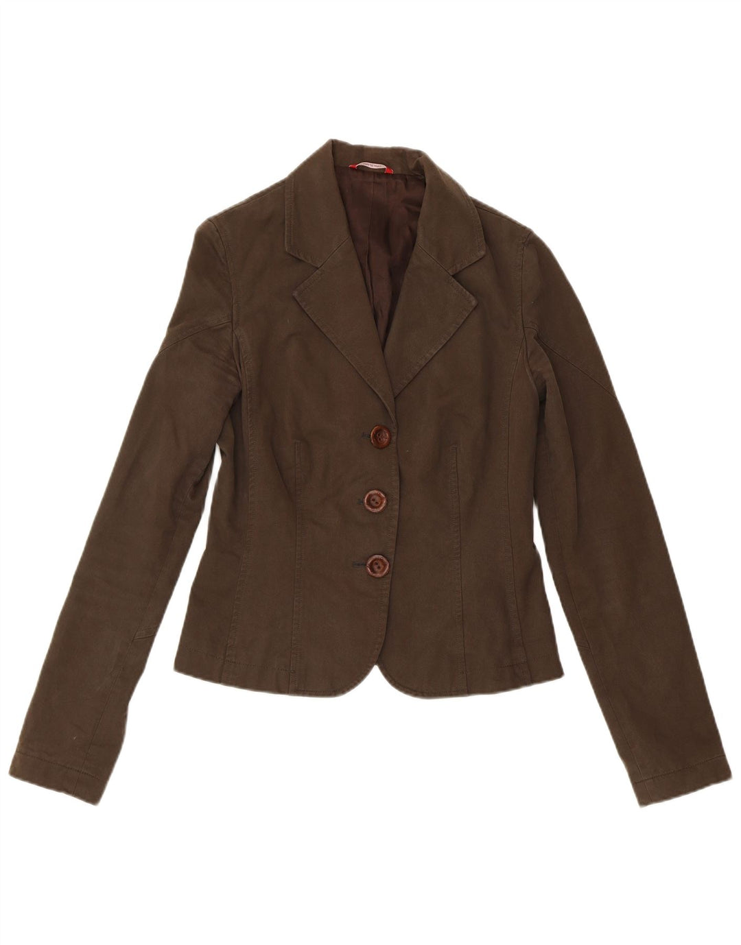 Giacca Blazer 3 Bottoni Donna Liu Jo IT 44 Cotone Marrone Medio