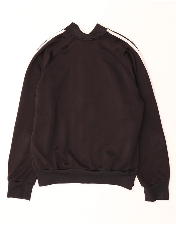 Giacca da tuta da donna ADIDAS UK 14 cotone nero medio