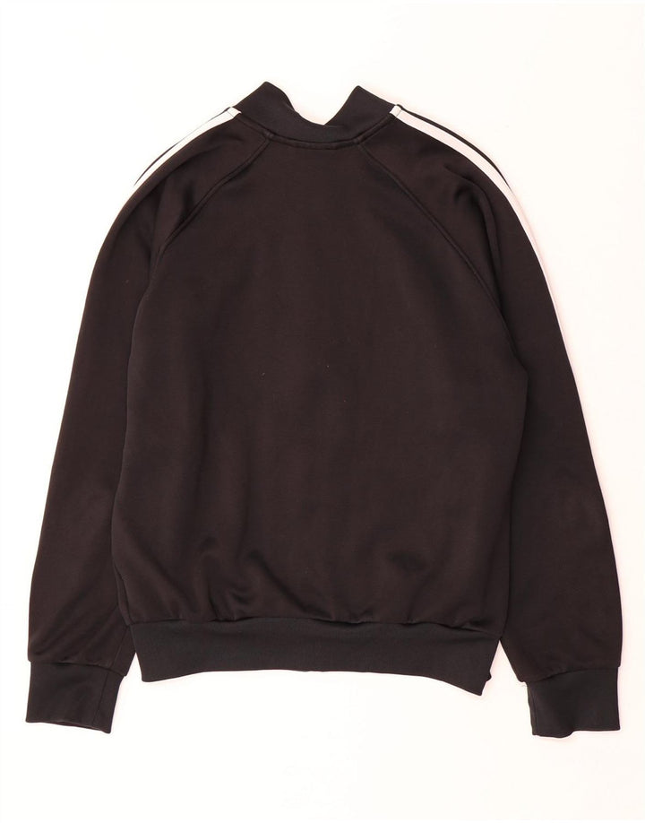 Giacca da tuta da donna ADIDAS UK 14 cotone nero medio