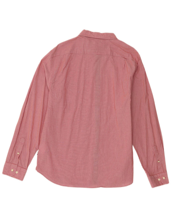 Camicia Nautica da uomo vestibilità classica XL cotone gessato rosa