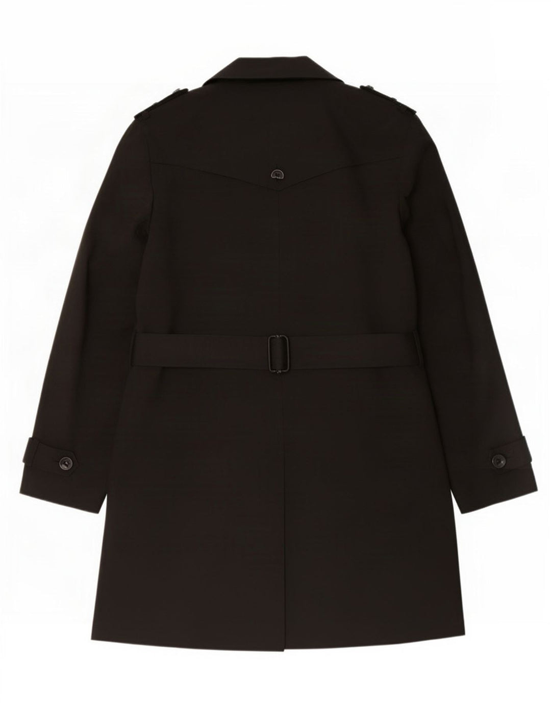 Trench da donna Marks & Spencer UK 12 medio poliestere nero