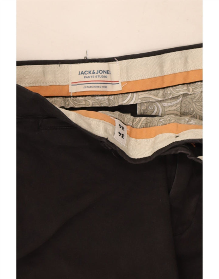 Pantaloni chino slim da uomo Jack & Jones W34 L31 neri