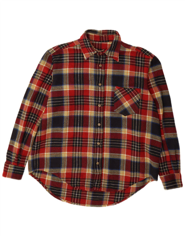 Camicia di flanella da uomo VINTAGE XL a quadri multicolore