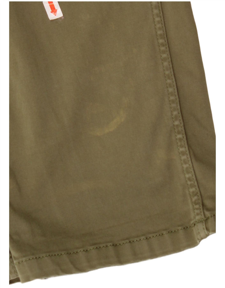 TOMMY HILFIGER Pantaloni chino slim da uomo W31 L32 cotone kaki