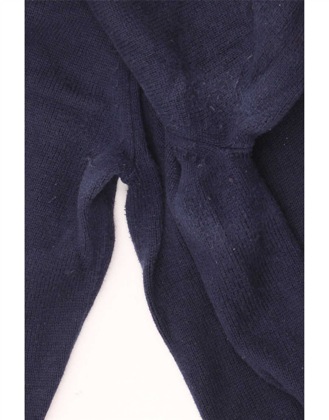 Maglione maglione girocollo da uomo Marks & Spencer grande cotone blu navy