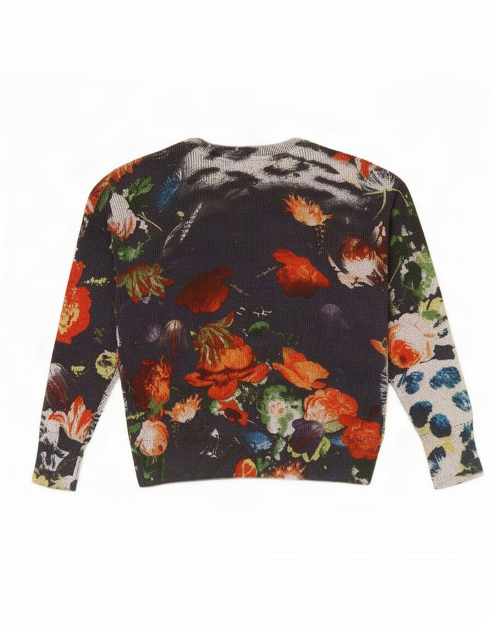 Desigual Donna Maglione Girocollo Maglione UK 14 Medio Multicolore