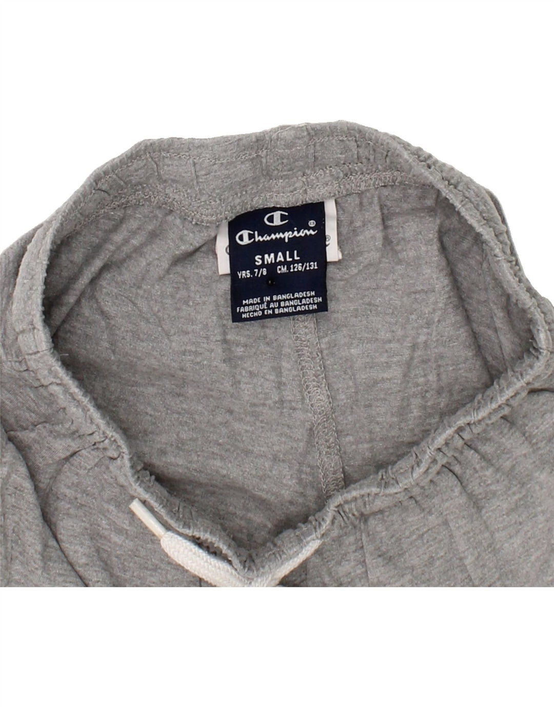 CHAMPION Boys Sport Shorts 7-8 Years Small Grey Cotton Vintage Champion and Second-Hand Champion from Messina Hembry 