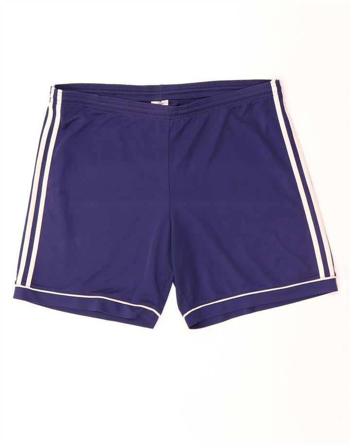 Pantaloncini sportivi Adidas Aeroready da uomo di grandi dimensioni in poliestere blu navy