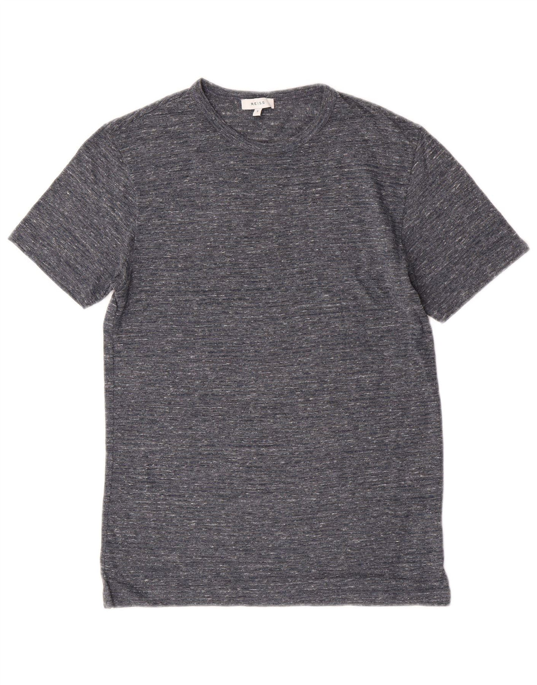 T-shirt da uomo Reiss Top in poliestere chiazzato grigio piccolo
