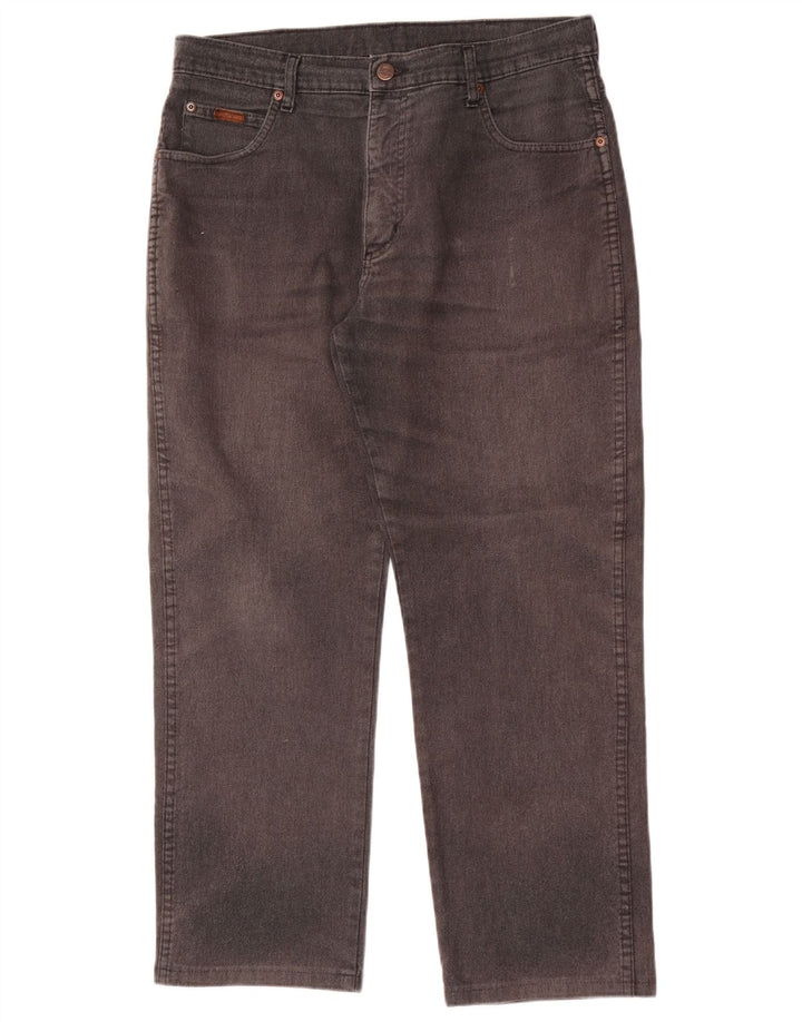 Jeans dritti da uomo Wrangler W32 L28 Grigi