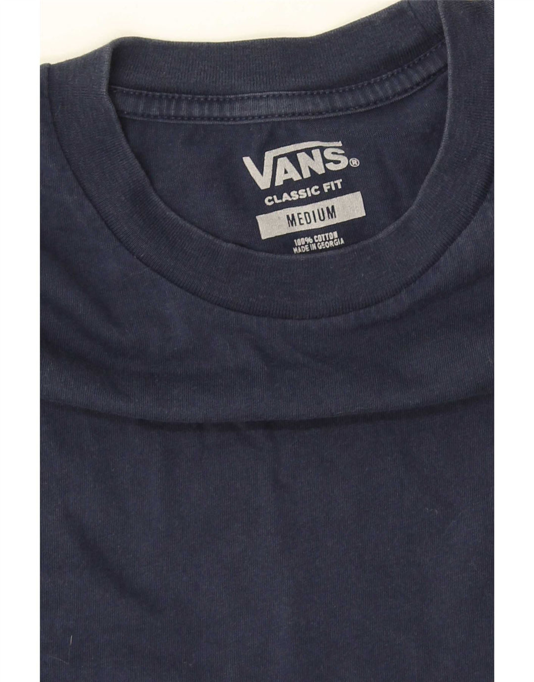 T-shirt da uomo Vans Classic Fit, vestibilità media, in cotone blu navy