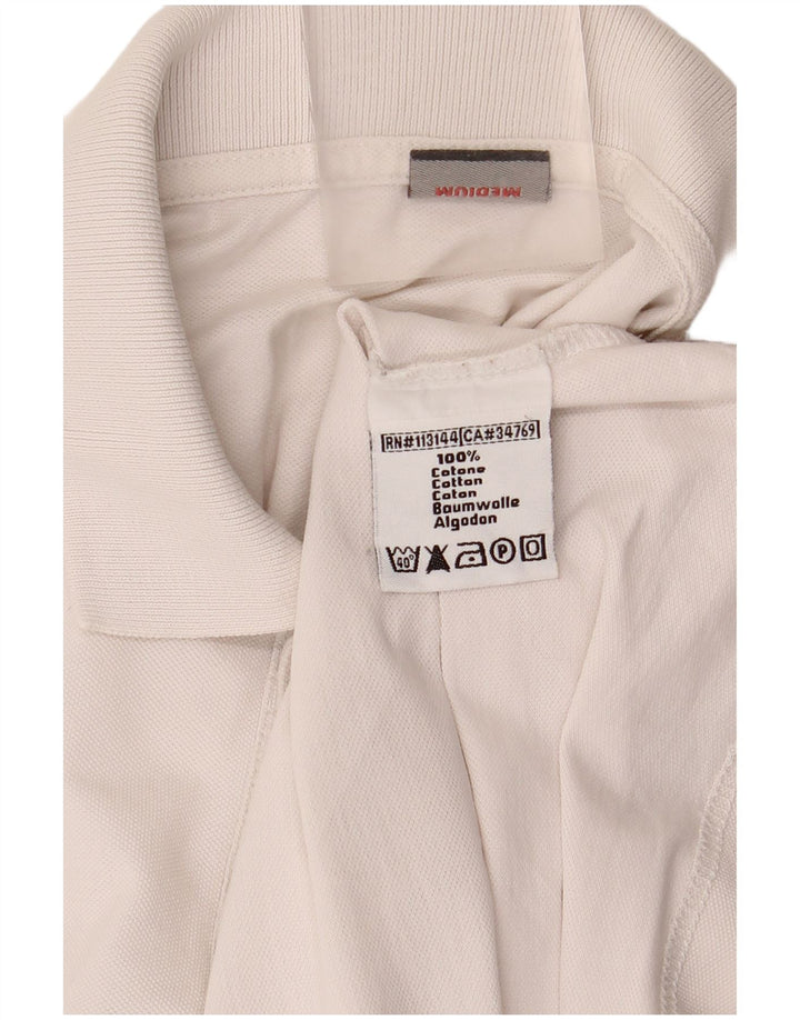 Polo Kappa Uomo Manica Lunga Cotone Bianco Medio