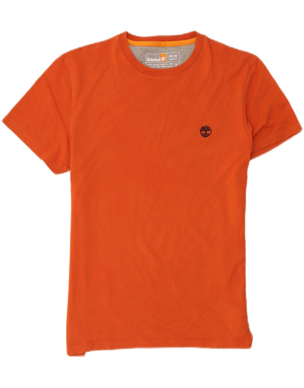 T-shirt da uomo slim fit Timberland Top in cotone arancione medio