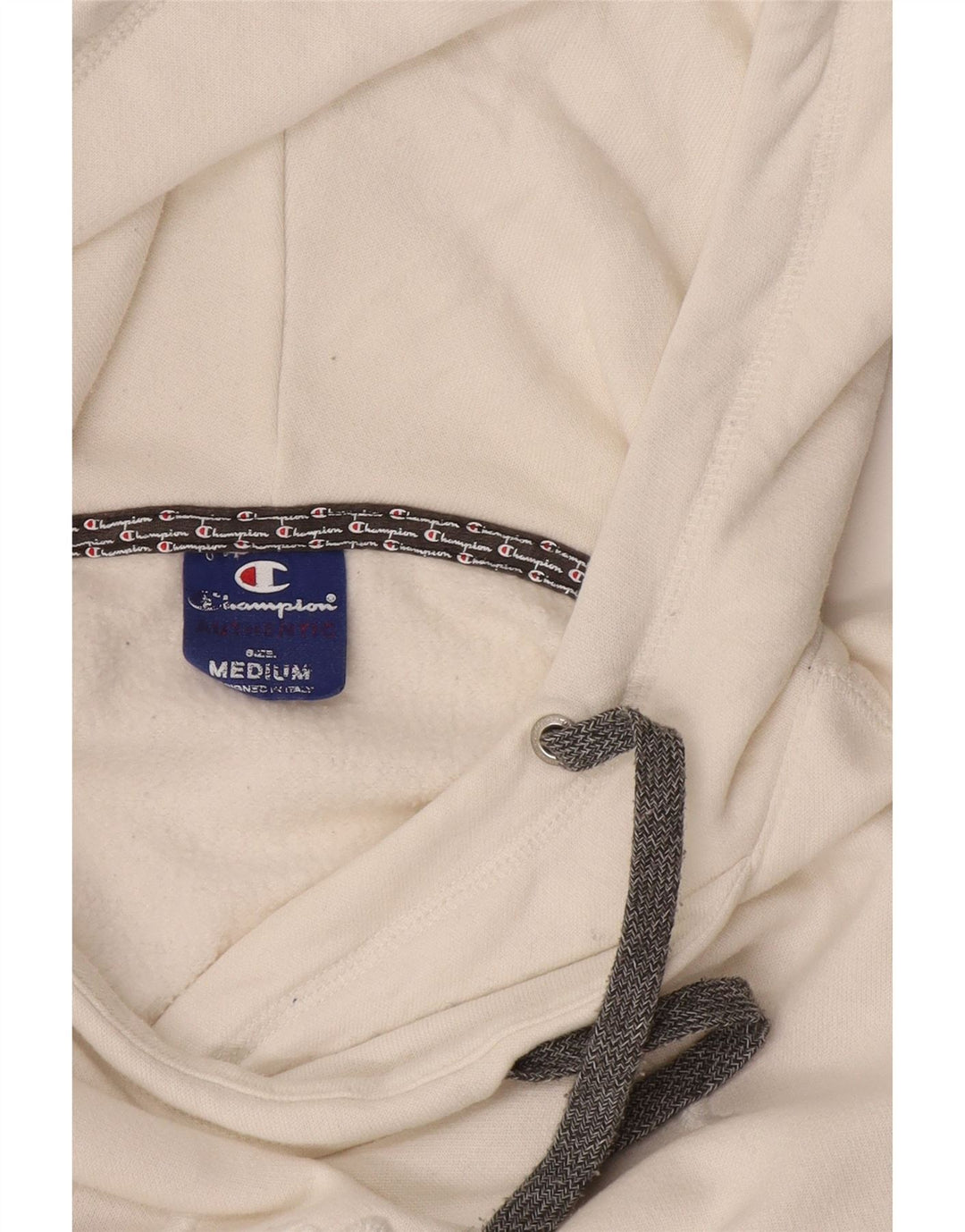 Felpa con cappuccio grafica da donna Champion UK 12 Medium White