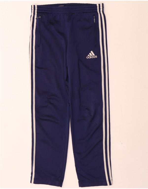 Pantaloni della tuta da ragazzo Adidas 11-12 anni blu navy