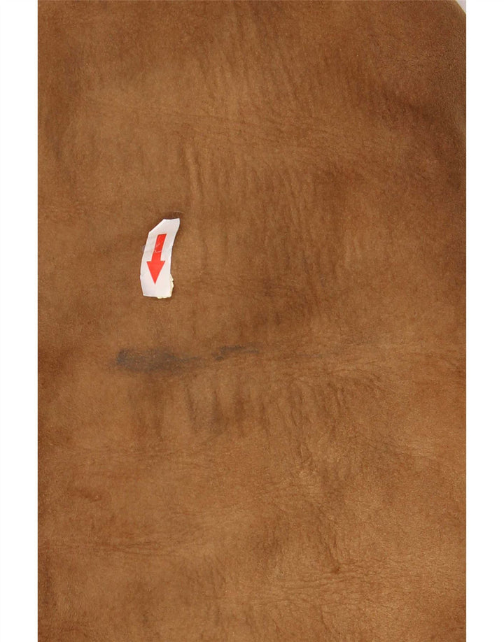 Giacca in shearling vintage da uomo UK 38 Marrone medio