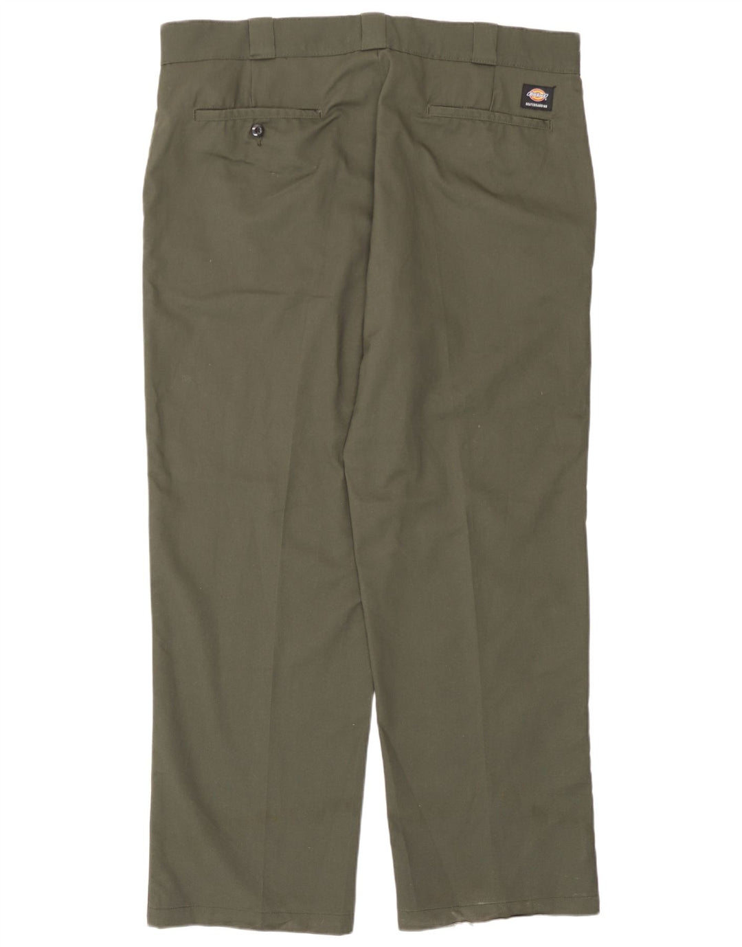 Pantaloni chino dritti da uomo Dickies W40 L31 poliestere kaki