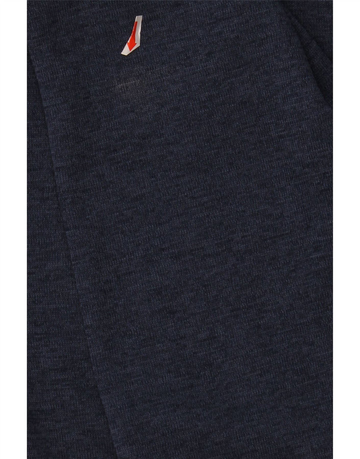 UNDER ARMOUR Mens Cold Gear Button Neck Sweatshirt Jumper XL Navy Blue Vintage Under Armour and Second-Hand Under Armour from Messina Hembry 