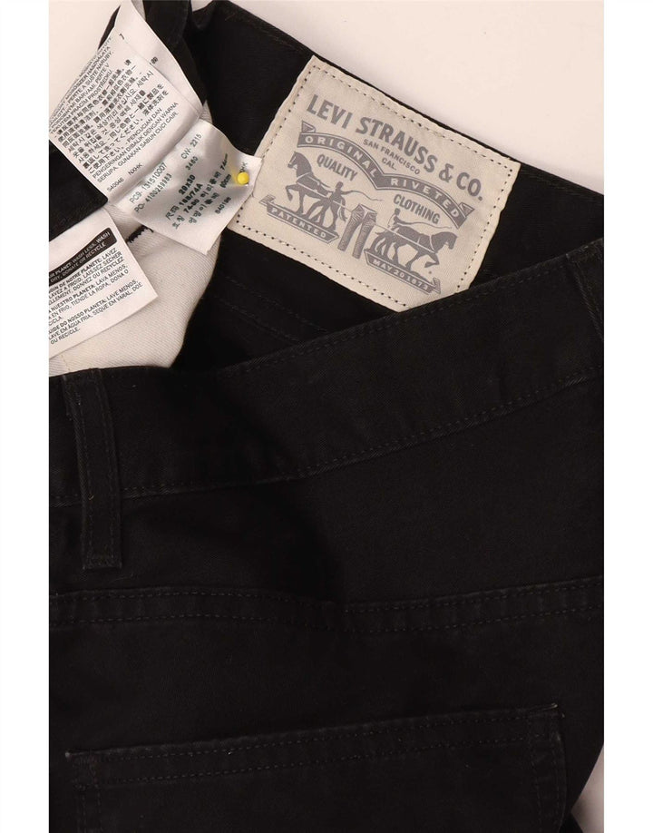 Pantaloni chino slim da uomo Levi's W29 L30 cotone nero
