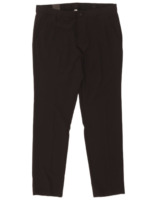 Pantaloni chino affusolati vestibilità regolare da donna Adidas W34 L32 poliestere nero