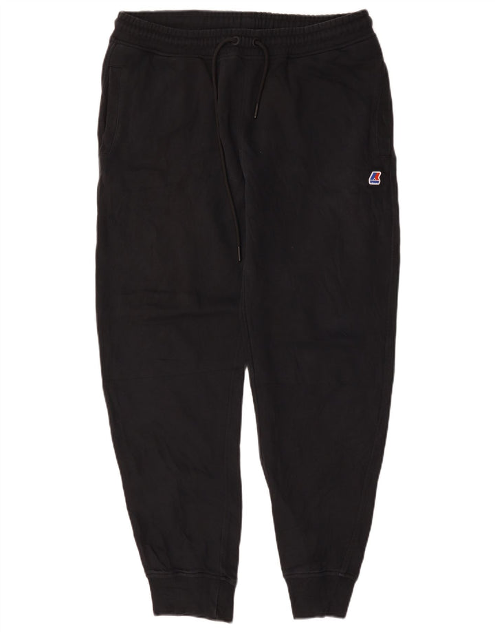 Pantaloni da tuta da uomo K-Way Joggers XL in cotone nero