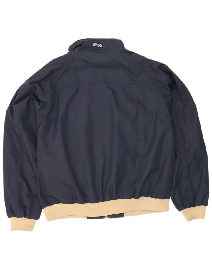 Giubbotto bomber da uomo Gant UK 42 XL Nylon color block blu navy