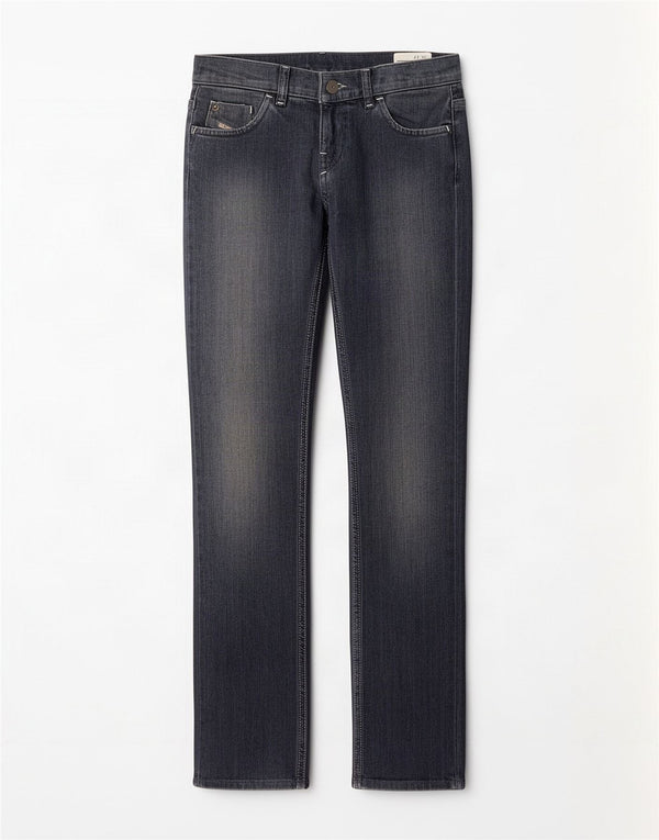 Diesel Girls Liv J Slim Bootcut Jeans 11-12 anni W27 L31 Cotone Blu