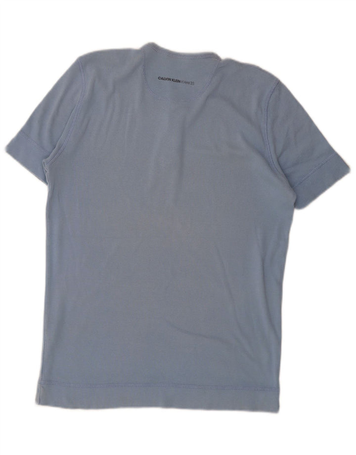 Maglietta da uomo Calvin Klein Top Large in cotone blu