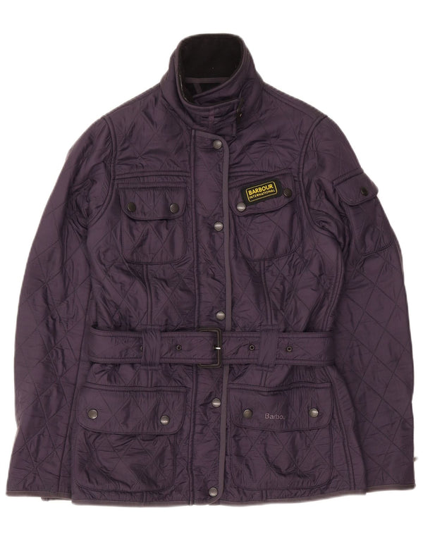 Giacca trapuntata da donna Barbour UK 10 piccola viola