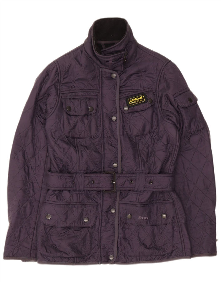 Giacca trapuntata da donna Barbour UK 10 piccola viola