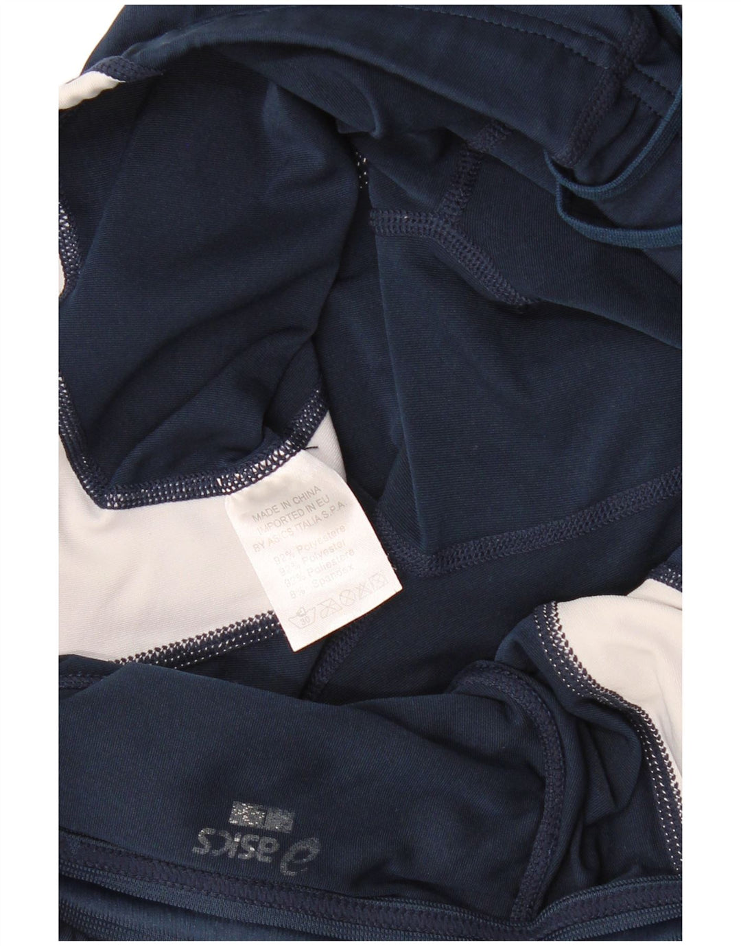 Leggings Capri da donna Asics UK 14 poliestere color block blu navy medio