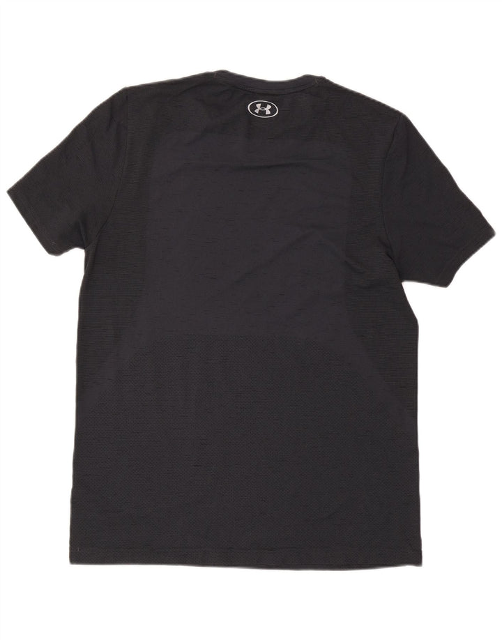 T-shirt aderente da uomo Under Armour Top grande grigio chiazzato