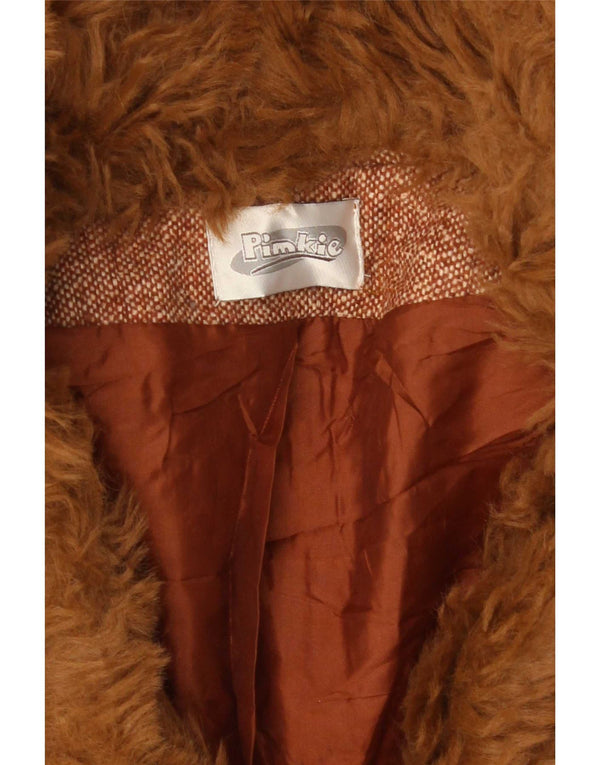 Giacca blazer da donna a 1 bottone Pimkie UK 10 piccola marrone screziata