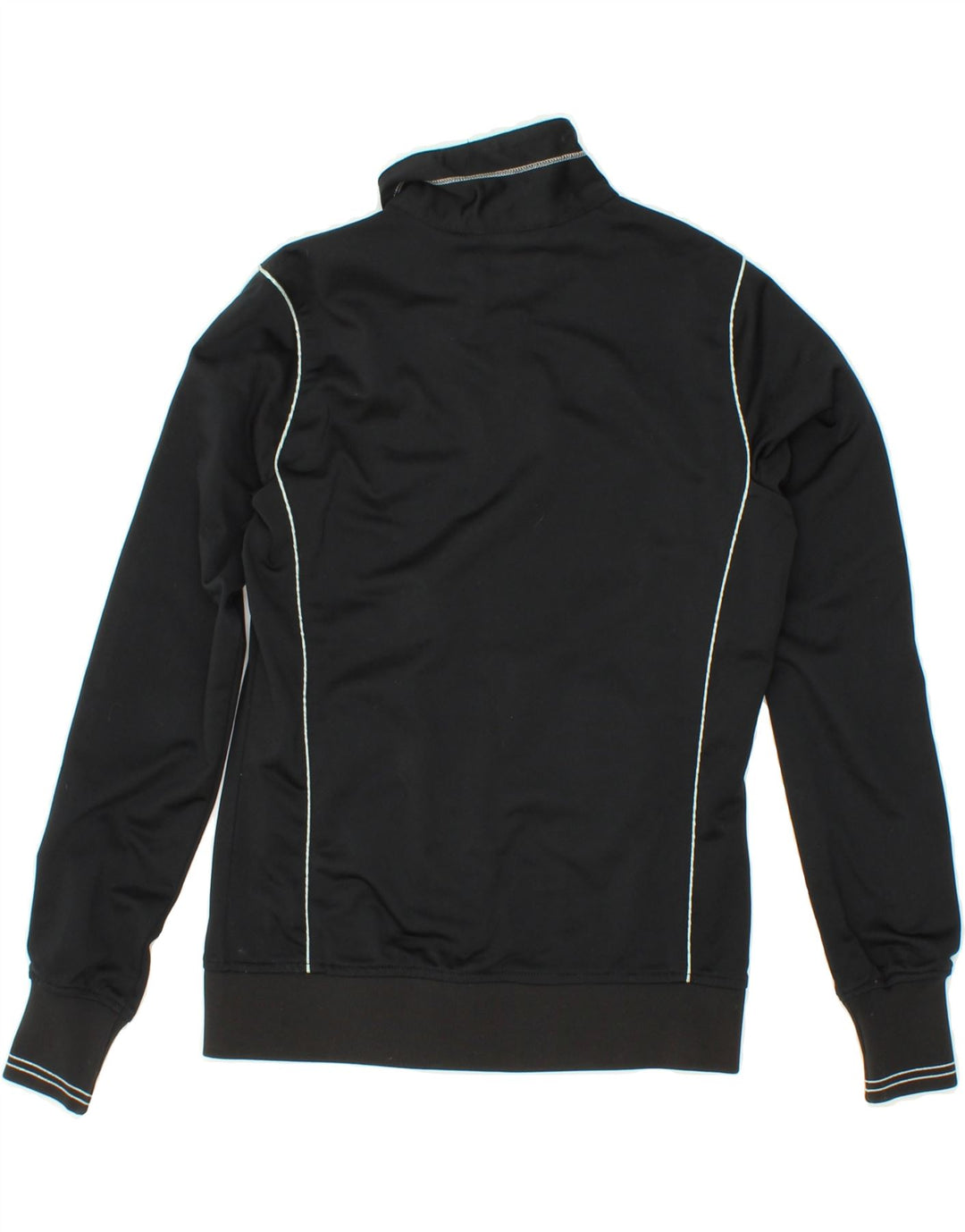 CHAMPION Womens Heritage Fit Tracksuit Top Jacket UK 10 Small Black Vintage Champion and Second-Hand Champion from Messina Hembry 
