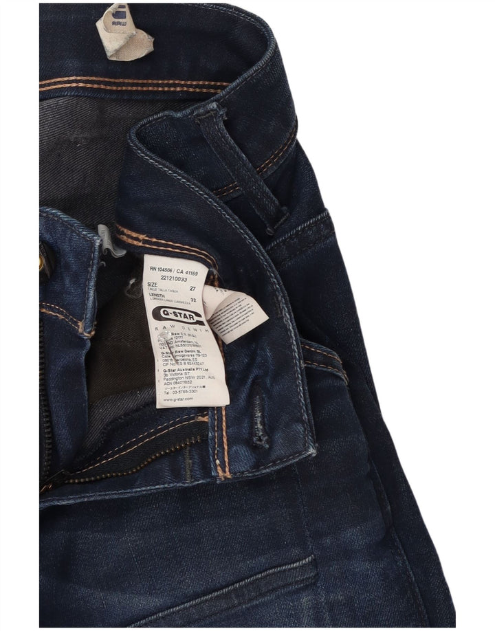 Jeans slim da donna G-Star W27 L32 cotone blu navy