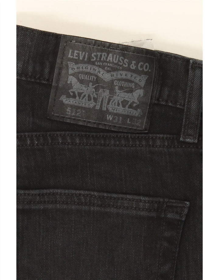 Jeans Levi's da uomo 512 slim affusolati W31 L32 cotone nero