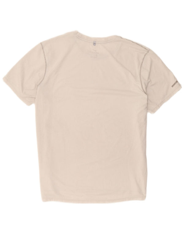T-shirt grafica da uomo Nike Dri Fit Top XL poliestere bianco