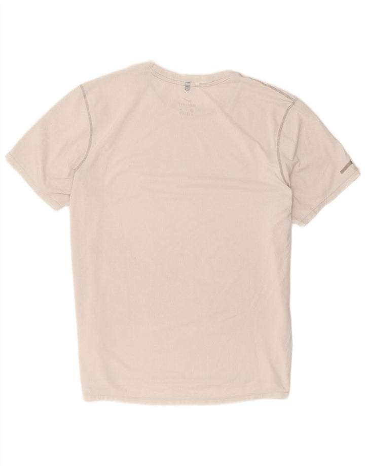 T-shirt grafica da uomo Nike Dri Fit Top XL poliestere bianco