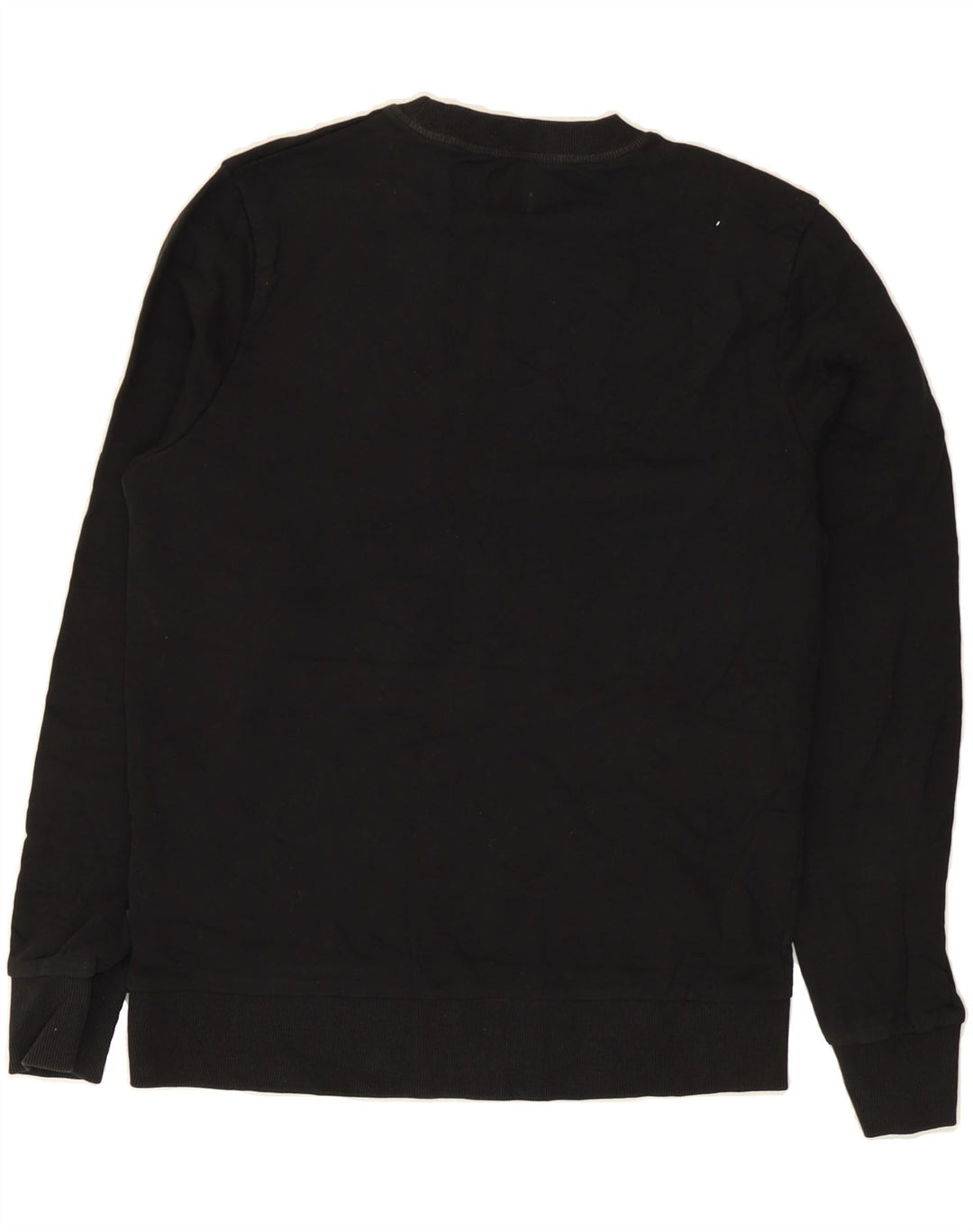 JACK & JONES Mens Sweatshirt Jumper Small Black Cotton Vintage Jack & Jones and Second-Hand Jack & Jones from Messina Hembry 