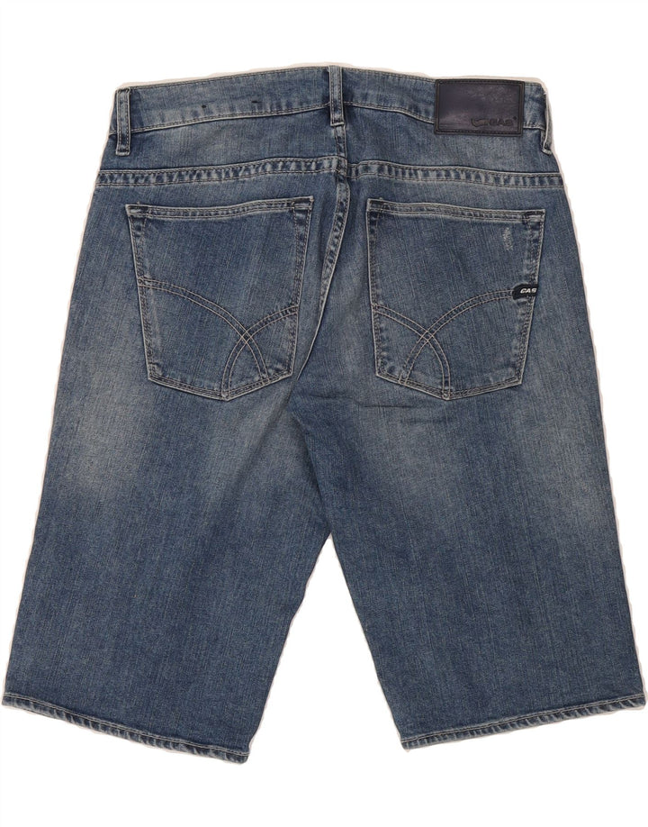 GAS Womens Denim Shorts W32 Large  Blue Vintage Gas and Second-Hand Gas from Messina Hembry 