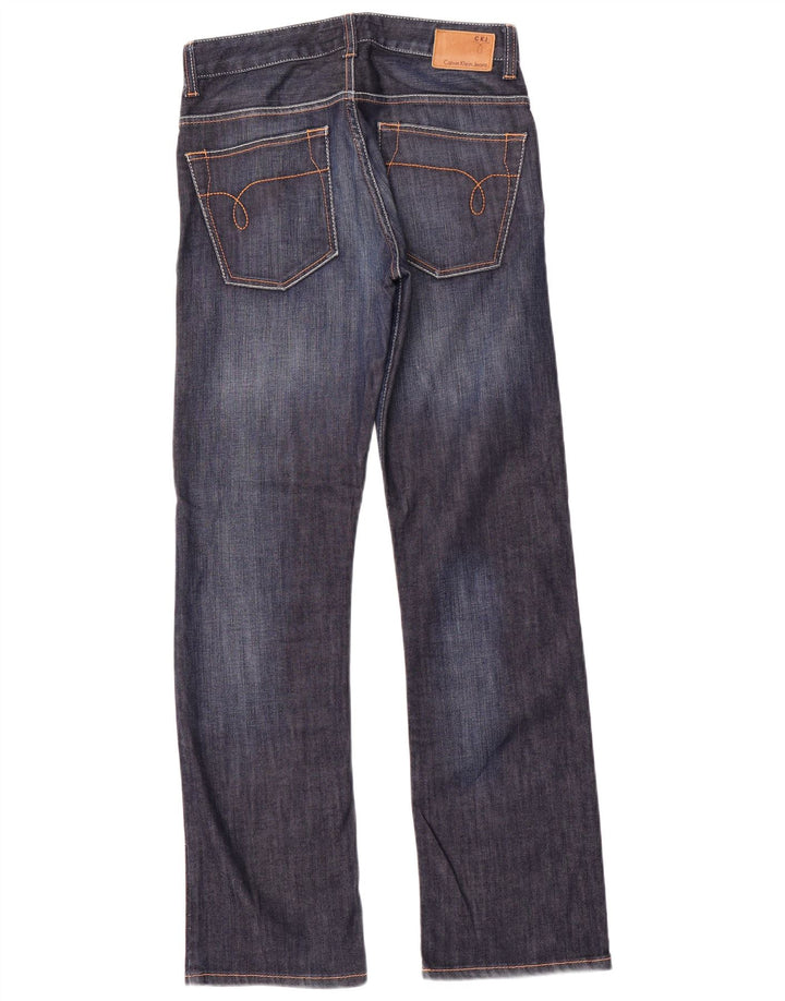 Jeans Bootcut da donna Calvin Klein W30 L32 cotone blu navy