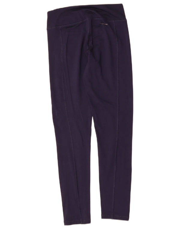 Leggings Climawarm da donna ADIDAS UK 8/10 Small Poliestere blu navy