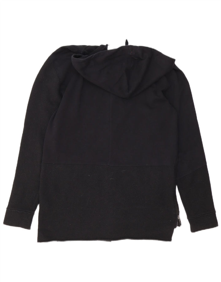 Maglione con cappuccio e zip Zara da uomo piccolo in cotone nero