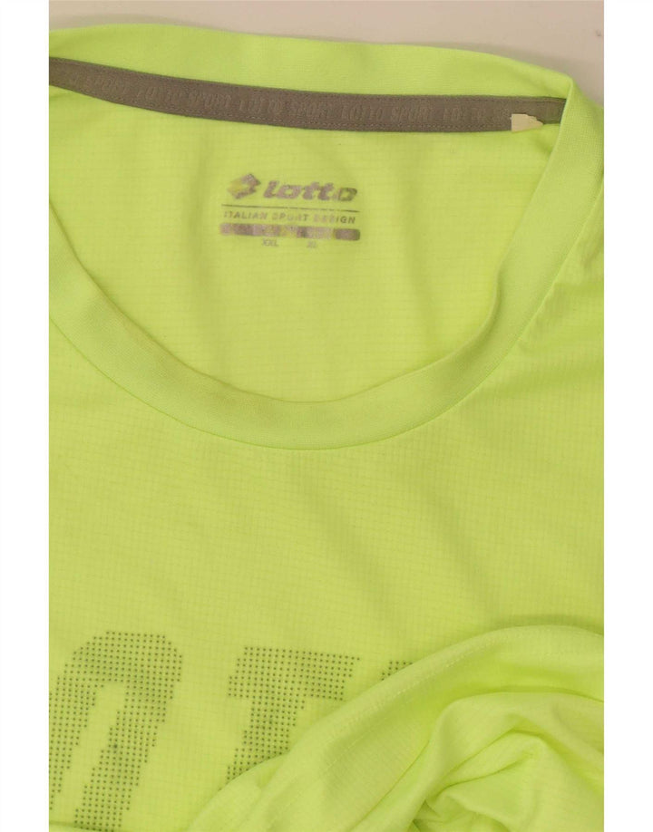 T-shirt grafica da uomo Lotto Top XL Verde